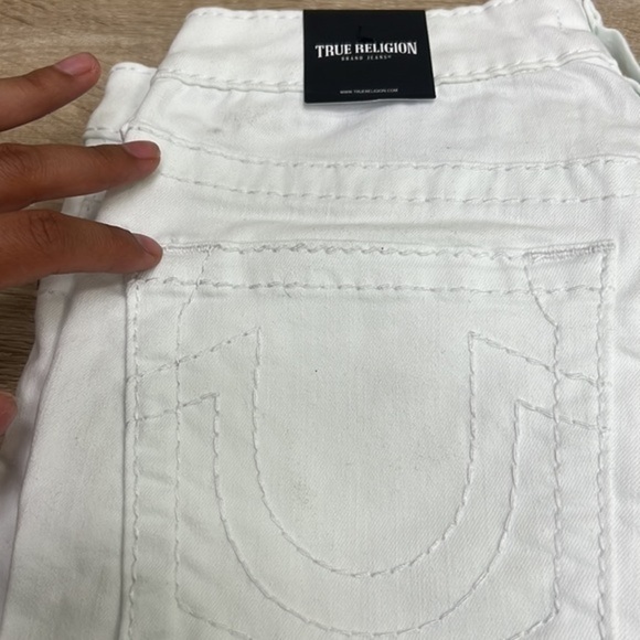 True Religion Becca Mid Rise Bootcut Jeans in Optic White size 20 NWT - Picture 7 of 8